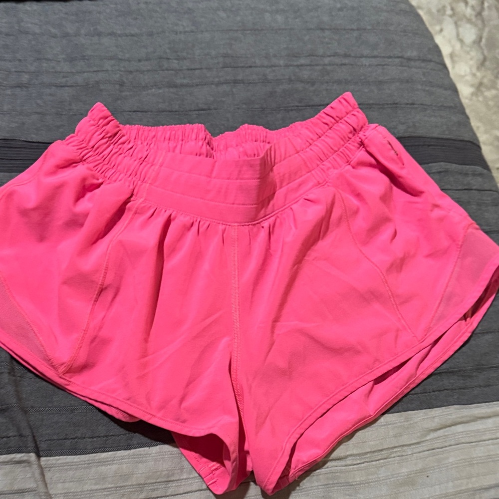 lululemon athletica Bright Hot Pink Athletic Shorts